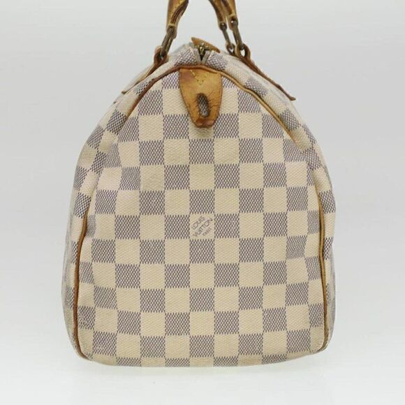 LOUIS VUITTON Damier Azur Speedy 30 Hand Bag - Picture 3 of 15